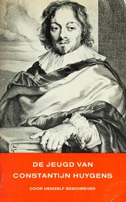 Cover of: De jeugd van Constantijn Huygens