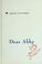 Cover of: Dear Abby