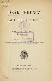 Cover of: Deák Ferencz emlékezete