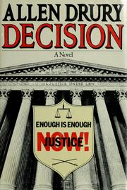 Cover of: Decision by Allen Drury