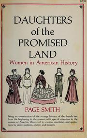 Cover of: Daughters of the promised land, women in American history. by Page Smith