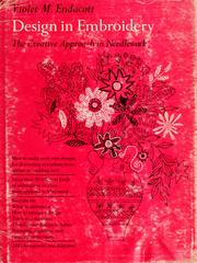 Cover of: Design in embroidery