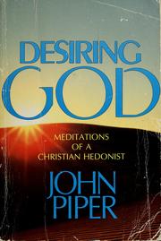 Cover of: Desiring God by John Piper