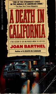 Cover of: A death in California