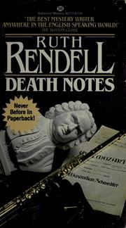 Cover of: Death notes by Ruth Rendell
