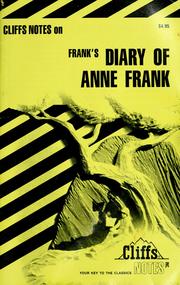 Cover of: The diary of Anne Frank notes: including introduction and background...