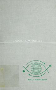 Cover of: Deschooling Society