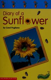 Cover of: Diary of a sunflower