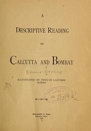 A descriptive reading on Calcutta and Bombay ...