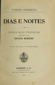 Cover of: Dias e noites: publicação posthuma