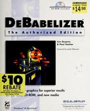 Cover of: DeBabelizer by Lise Despres