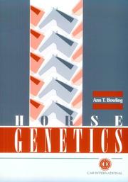 Cover of: Horse genetics