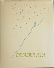 Cover of: Desiderata