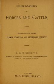 Cover of: Diseases of horses and cattle by D. McIntosh