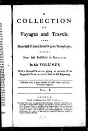 A Collection of voyages and travels by Awnsham Churchill