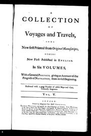 A Collection of voyages and travels by Awnsham Churchill