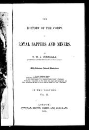 Cover of: The history of the corps of Royal Sappers and Miners