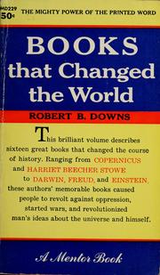 Cover of: Books that changed the world by Robert B. Downs
