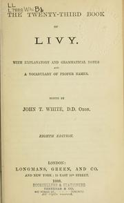 Cover of: Book XXIII by Titus Livius