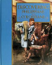 Cover of: Discovering Philippians and Colossians by Earl E. Palmer
