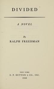 Divided by Ralph Freedman