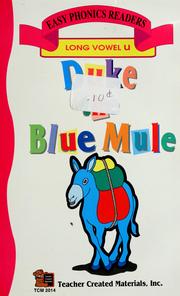 Cover of: Duke the blue mule: long vowel u