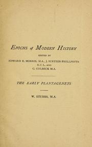 Cover of: The early Plantagenets by William Stubbs