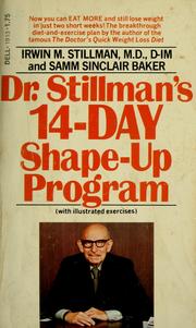Cover of: Dr. Stillman's 14-day shape-up program by Irwin Maxwell Stillman