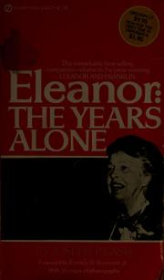 Cover of: Eleanor: the years alone