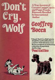 Cover of: Don't cry, Wolf by Geoffrey Bocca