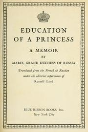 Cover of: Education of a princess: a memoir