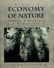 Cover of: The economy of nature: a textbook in basic ecology