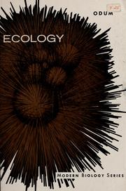 Cover of: Ecology. by Eugene Pleasants Odum