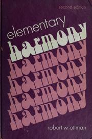 Cover of: Elementary harmony: theory and practice