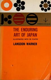 Cover of: The enduring art of Japan