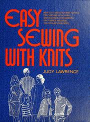 Cover of: Easy sewing with knits.