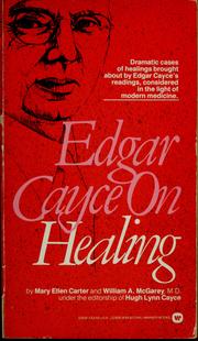 Cover of: Edgar Cayce on healing