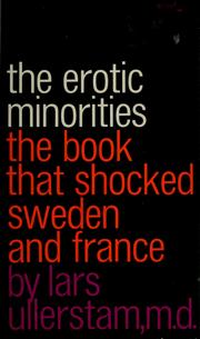 Cover of: The erotic minorities.