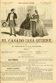 Cover of: El casado casa quiere by Modesto Llorens y Torres