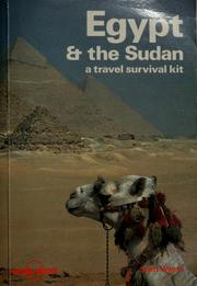 Egypt & the Sudan, a travel survival kit by Scott Wayne