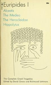 Cover of: Euripides I by Euripides