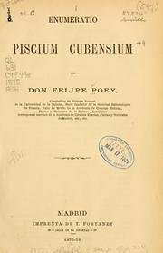 Cover of: Enumeratio piscium Cubensium
