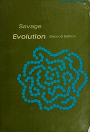 Cover of: Evolution by Jay Mathers Savage