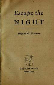 Cover of: Escape the night