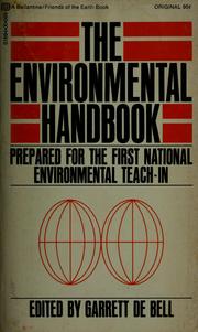 Cover of: The environmental handbook. by Garrett De Bell