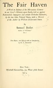 Cover of: The fair haven by Samuel Butler