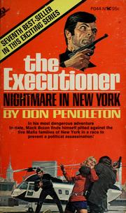 Cover of: The executioner: Nightmare in New York
