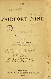 Cover of: Fairport nine