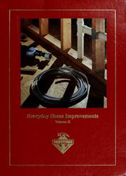 Cover of: Everyday home improvements by Handyman Club of America