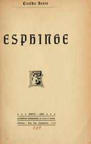 Cover of: Esphinge